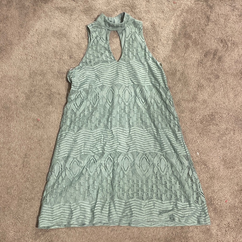 Size small green dress.
